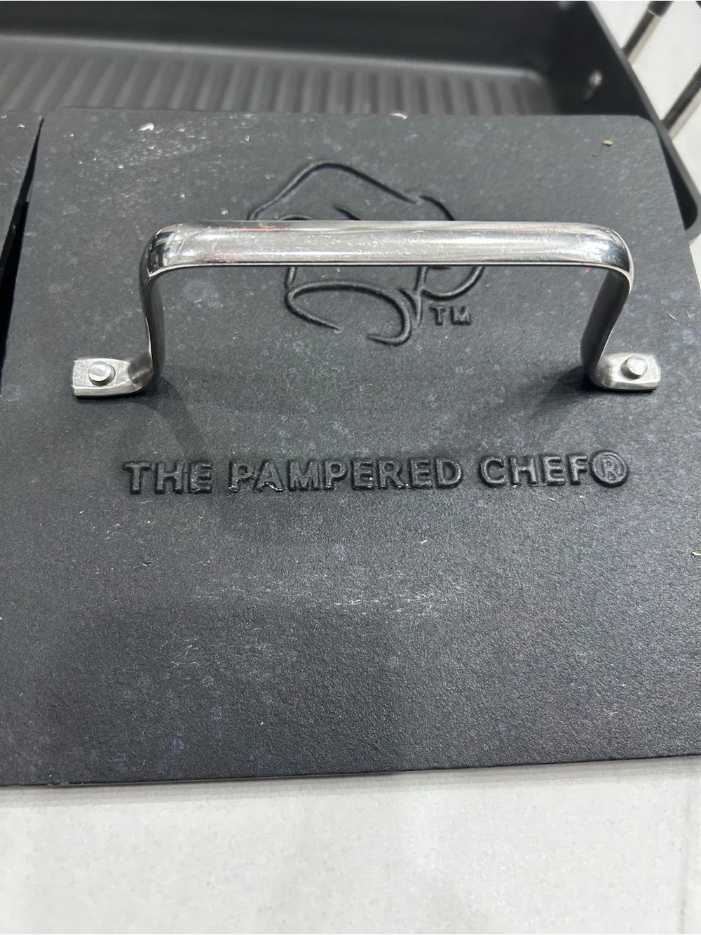 Pampered Chef Grill Pan Dual Burner Double Bacon Burger Panini Press Set 2924